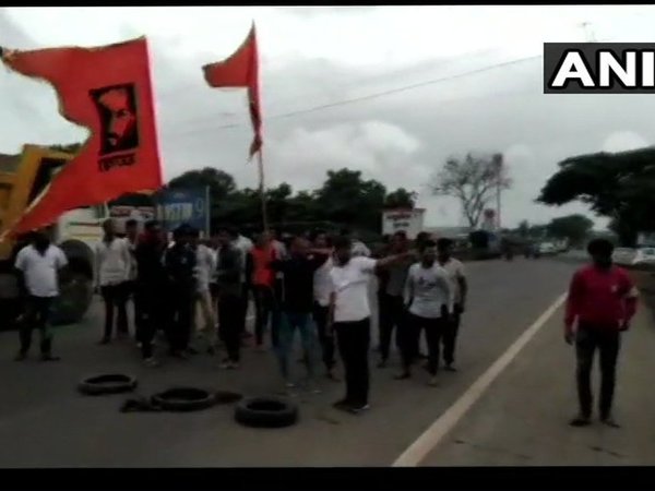 Violence erupts in Pune due to Maratha reservation stir. Courtesy: ANI news Violence erupts in Pune due to Maratha reservation stir. Courtesy: ANI news