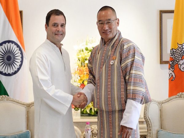 Bhutanese PM Tshering Tobgay calls on Rahul Gandhi Bhutanese PM Tshering Tobgay calls on Rahul Gandhi