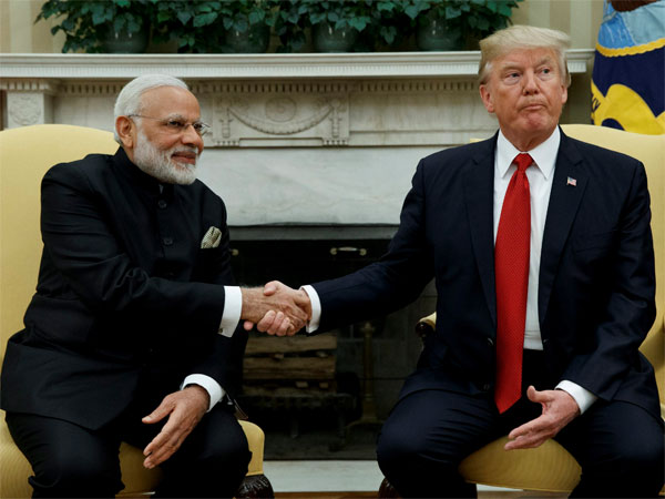 File picture of Narendra Modi with Donald Trump File picture of Narendra Modi with Donald Trump