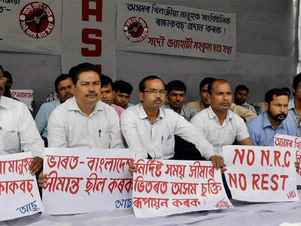 Activists of the All Assam Students Union (AASU) stage a hunger strike at Dighalipukhuri in Guwahati on Wednesday in protest against the non-implementation of the Assam Accord by the Union and the State governments. PTI Photo Activists of the All Assam Students Union (AASU) stage a hunger strike at Dighalipukhuri in Guwahati on Wednesday in protest against the non-implementation of the Assam Accord by the Union and the State governments. PTI Photo