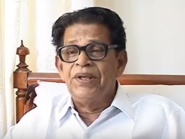 Noted Malayalam poet and Sahitya Akademi awardee Chemmanam Chacko Noted Malayalam poet and Sahitya Akademi awardee Chemmanam Chacko