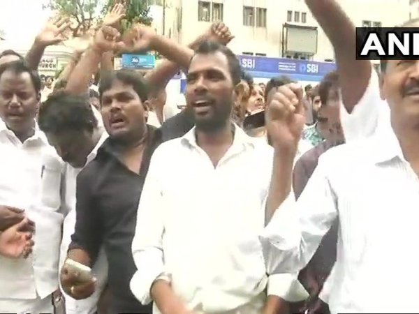 DMK supporters celebrate