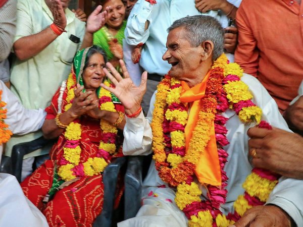 Gajanand Sharma with family
