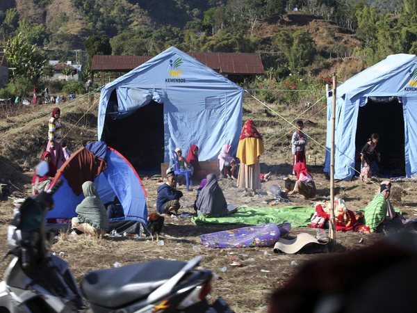 Makeshift tents