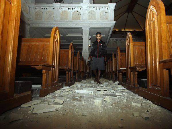 Earthquake hit cathedral