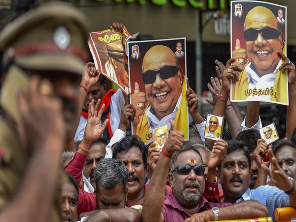 DMK convenes meet to condole Karunas death, TN Cong backs demand for Bharat Ratna DMK convenes meet to condole Karunas death, TN Cong backs demand for Bharat Ratna