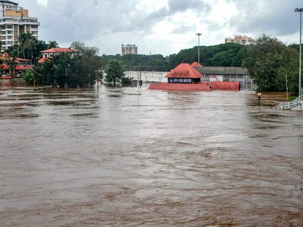 Temple submerged in Kochi