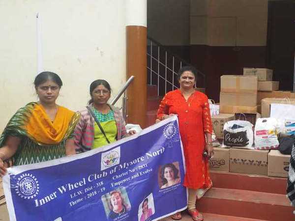 Campaign for relief materials