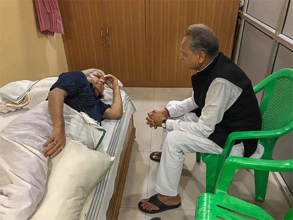Former Rajasthan chief minister Ashok Gehlot meets with RJD Chief Lalu Prasad Yadav at his residence, in Patna Former Rajasthan chief minister Ashok Gehlot meets with RJD Chief Lalu Prasad Yadav at his residence, in Patna