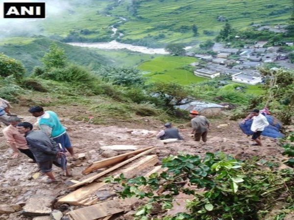 Landslide in Garhwal