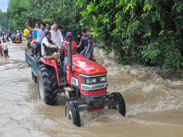 Ramganga river flowing above danger mark