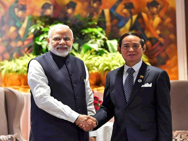 Modi holds bilateral talks with Myanmar President