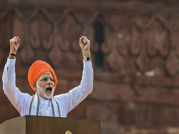 PM Modi addressed nation from Red Fort