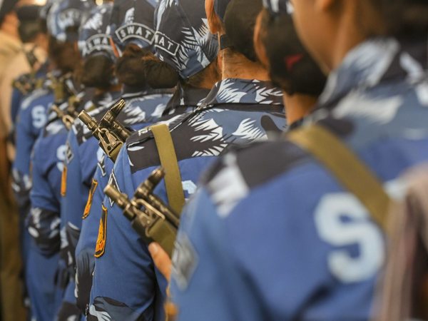 SWAT team during their launch in New Delhi