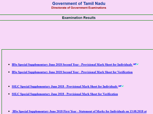 TN Plus One Results 2018 declared, check for RV, RT also TN Plus One Results 2018 declared, check for RV, RT also