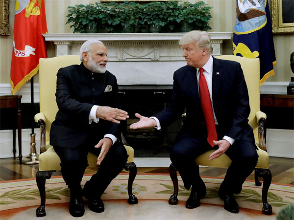 File photo of Prime Minister Narendra Modi with US President Donald Trump File photo of Prime Minister Narendra Modi with US President Donald Trump