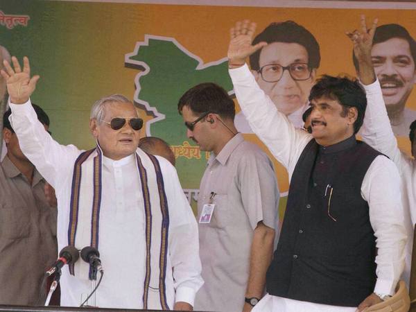With Gopinath Munde