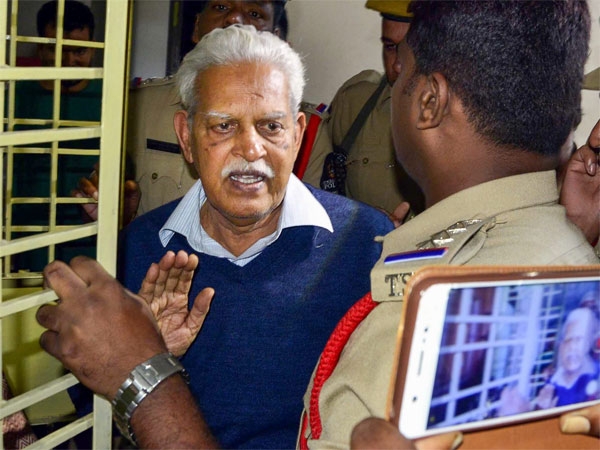 Not conspiracy, case against us for fighting facist policies: Varavara Rao Not conspiracy, case against us for fighting facist policies: Varavara Rao