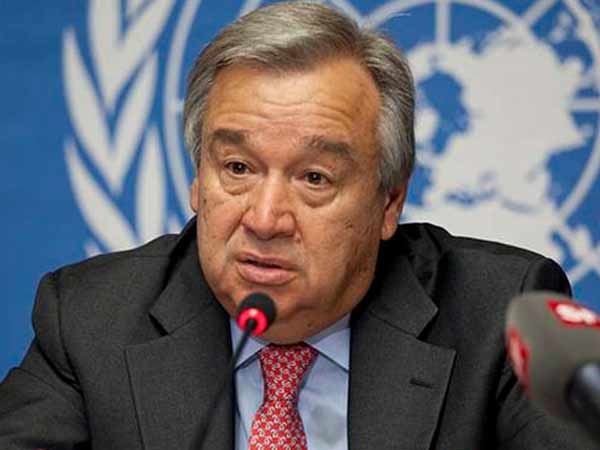 File photo of UN Secretary-General Antonio Guterres File photo of UN Secretary-General Antonio Guterres