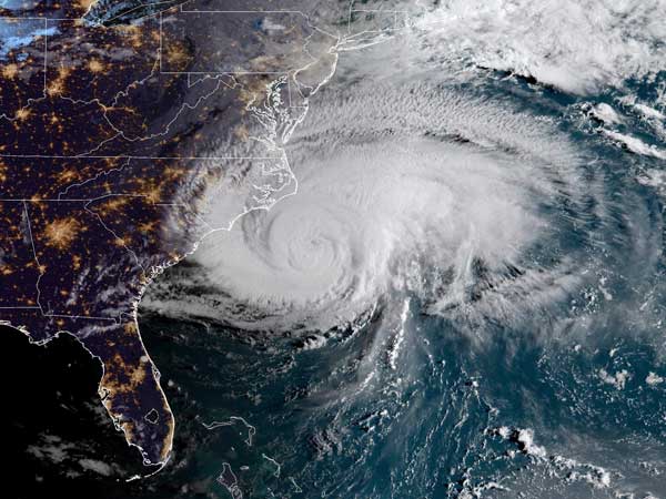 Hurricane Florence's onslaught begins