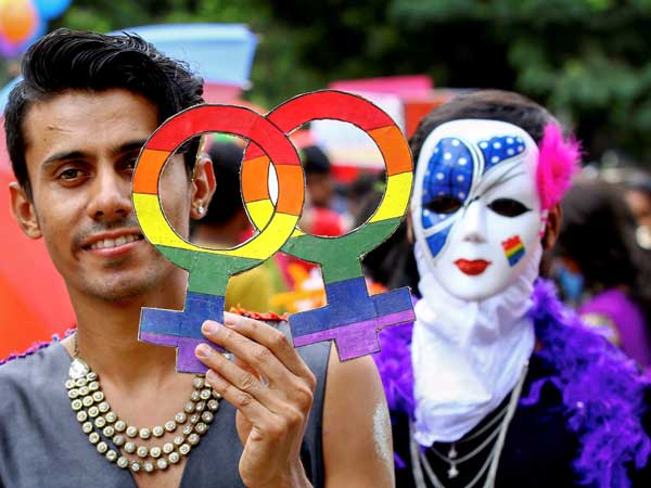LGBT community along with their supporters take part in Chennai Rainbow Pride walk