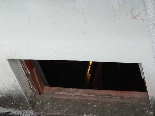 Ventilator on the first floor