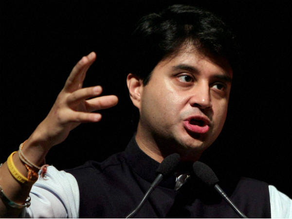 Congress leader Jyotiraditya Scindia