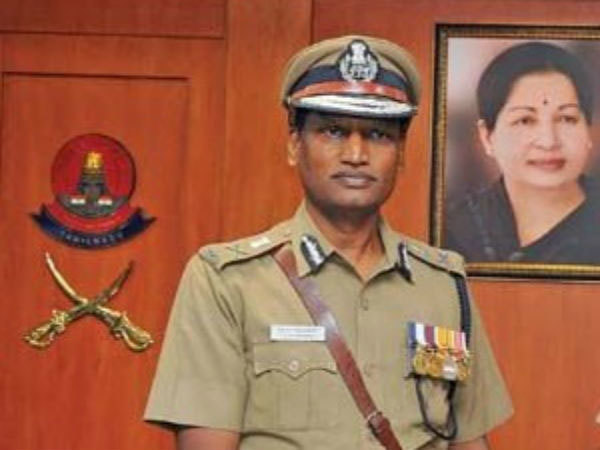 Former director general of police T.K. Rajendran residence