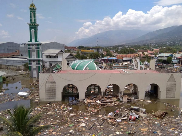 Mosque ruined