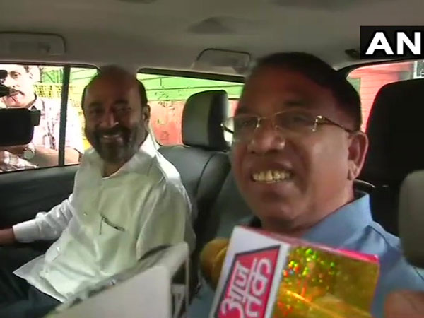 Two Goa Congress MLAs resign from party after meeting Amit Shah, set to join BJP today .ANI Image Two Goa Congress MLAs resign from party after meeting Amit Shah, set to join BJP today .ANI Image