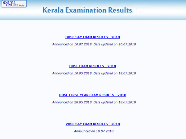 Download DHSE Kerala Plus One Improvement results 2018 today or tomorrow Download DHSE Kerala Plus One Improvement results 2018 today or tomorrow