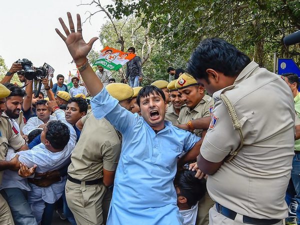 Protest against NJ Akbar