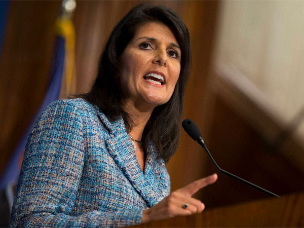 UN Ambassador Nikki Haley