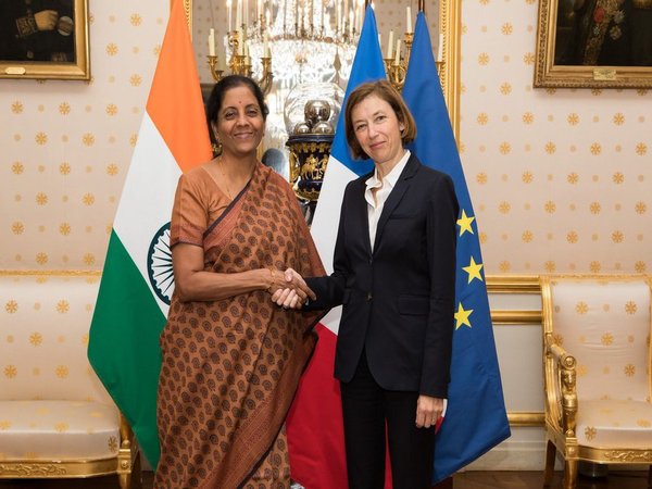 Defence Minister Nirmala Sitharaman and the Minister of Armed Forces of France Florence Parly Defence Minister Nirmala Sitharaman and the Minister of Armed Forces of France Florence Parly