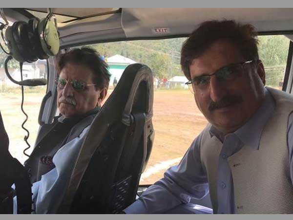 Chopper close to LoC, but within Pak airspace claims PoK PM Chopper close to LoC, but within Pak airspace claims PoK PM