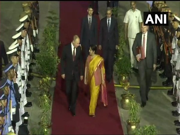 Putin's arrival on Thursday