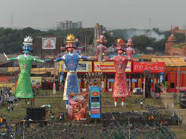 Dussehra: Ravan effigies in high demand Dussehra: Ravan effigies in high demand