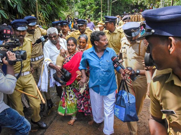 Police escort Madhavi