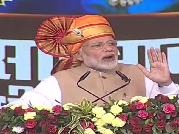 PM Modi addressing in Shirdi PM Modi addressing in Shirdi