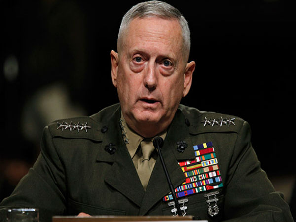 US Defence Secretary Jim Mattis US Defence Secretary Jim Mattis
