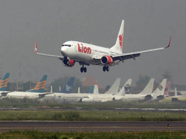 Lion air flight took off from Jakarta Lion air flight took off from Jakarta