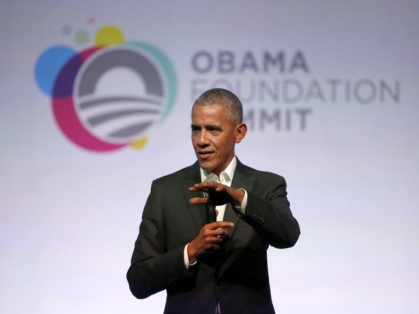 Former US president Barack Obama Former US president Barack Obama
