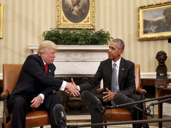 Donald Trump & Barack Obama