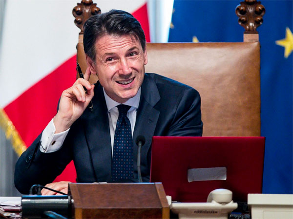 Italian Prime Minister Giuseppe Conte Italian Prime Minister Giuseppe Conte