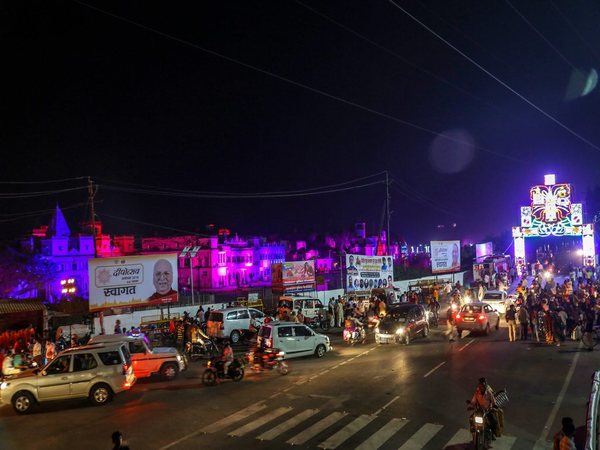 An areal view of city of Ayodhya