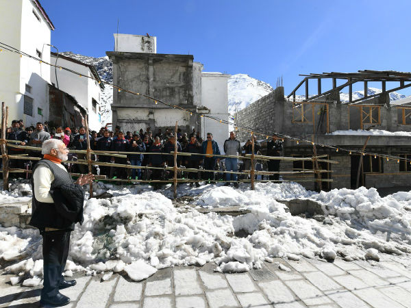 Kedarnath Temple complex: