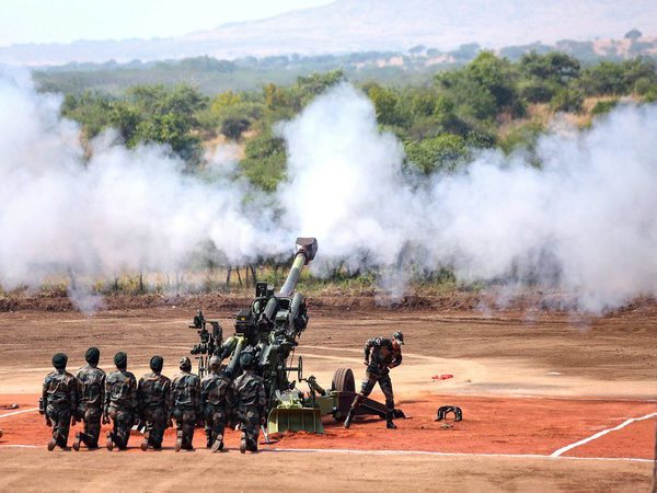 Ceremony at Deolali artillery centre, in Nashik