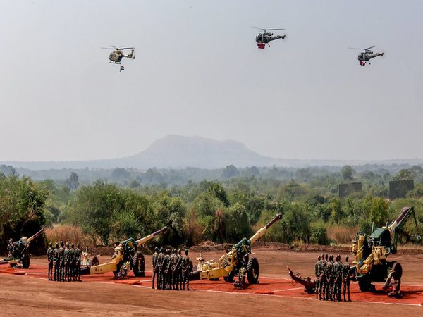Formal induction of three major artillery gun systems