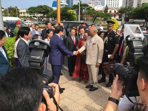 Ram Nath Kovind visit Museum of Cham Sculpture in Da Nang,