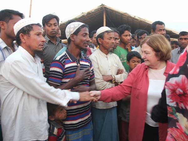 Rohingya Muslims in Bangladesh camp Rohingya Muslims in Bangladesh camp